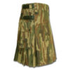 Leather Strap Camo Utility Fashion Kilt