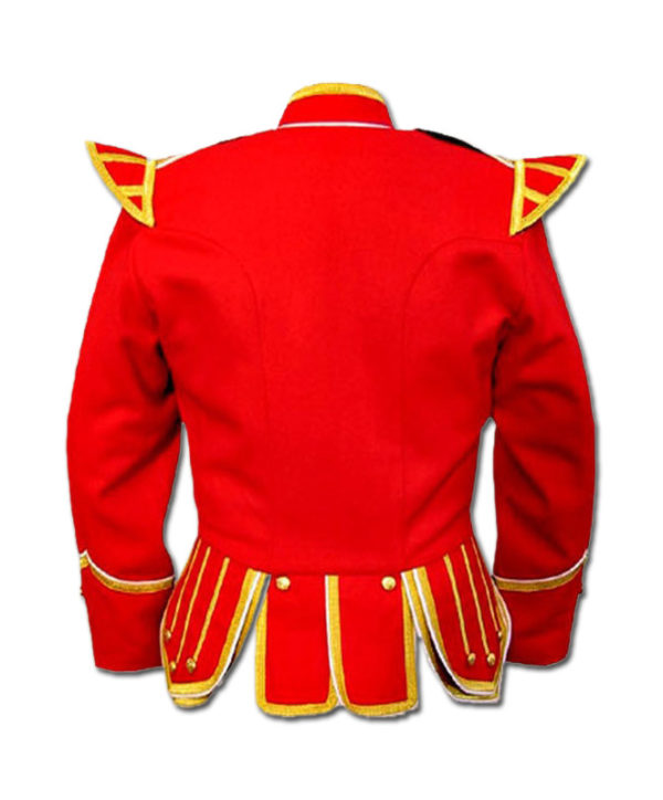 Red Highland Drummer Doublet jacket-2