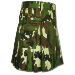 Woodland Camouflage Army Kilt