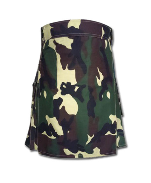 Woodland Camouflage Royal Kilt-1