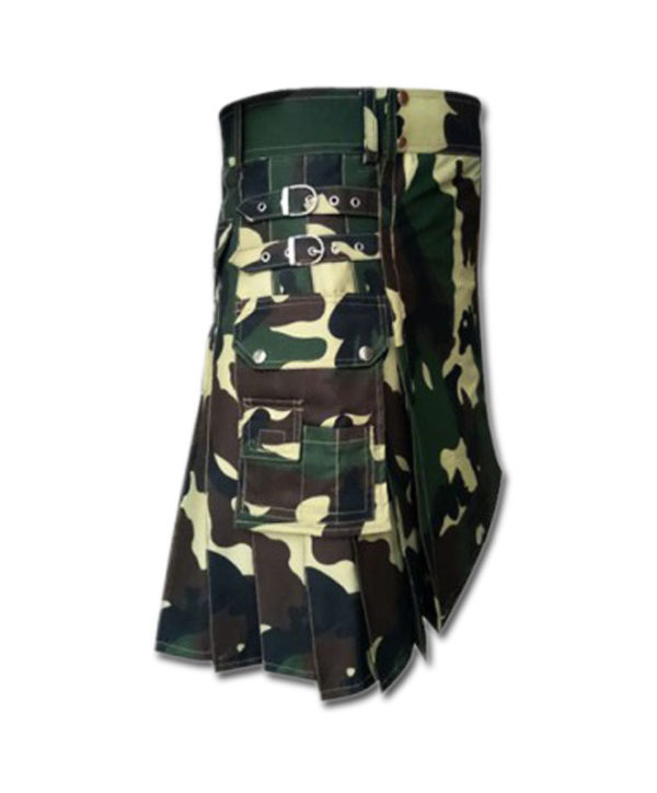 Woodland Camouflage Royal Kilt-3