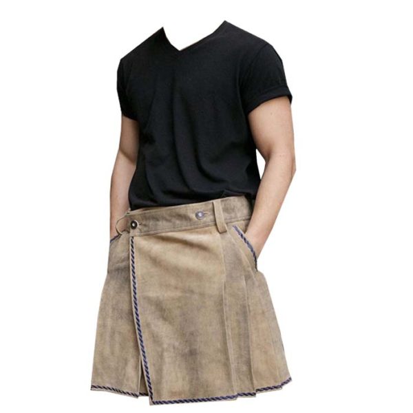 Bavarian-Suede-Leather-Kilt