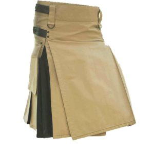 Beige-Black-Hybrid-Kilt