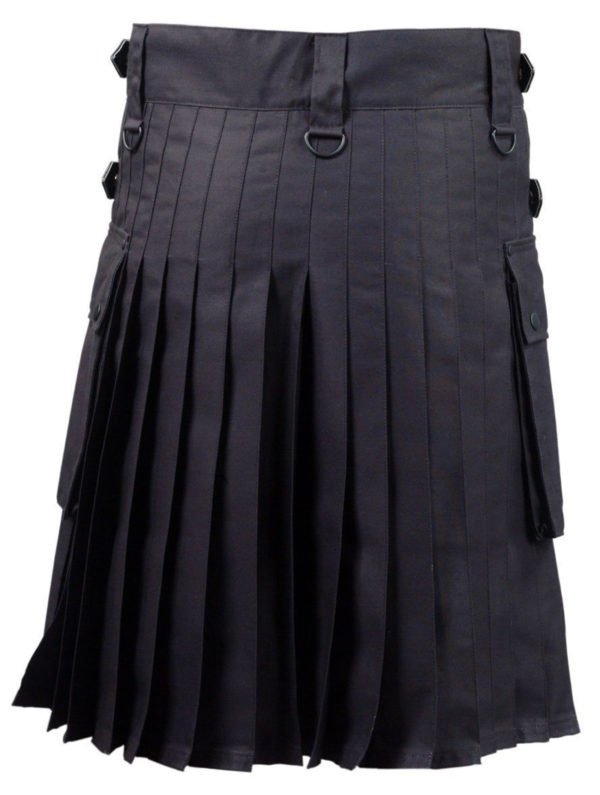 Black-Deluxe-Utility-Fashion-Kilt-Back