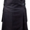 Black-Deluxe-Utility-Fashion-Kilt-Front