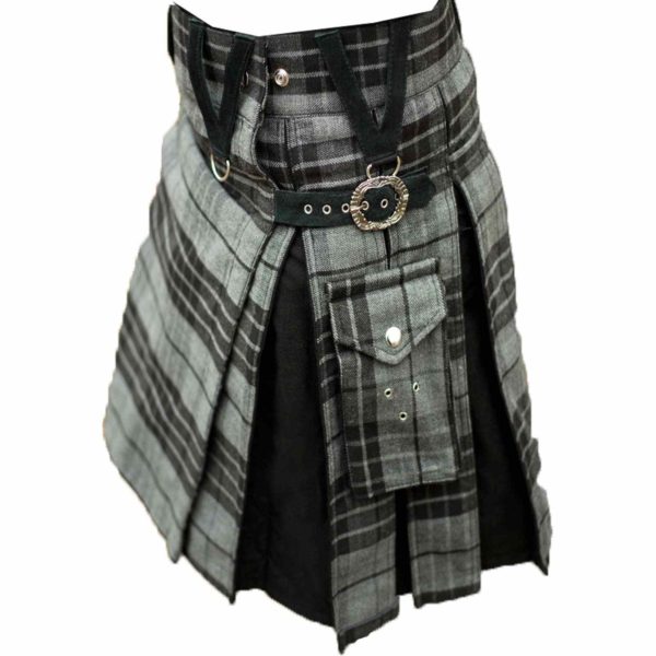 Gunn-Tartan-Black-Hybrid-Kilt-side-3