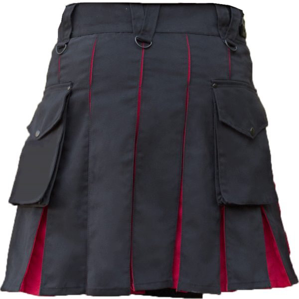 KJ-Black-Red-Hybrid-Kilt-back-4