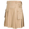 Khaki-Beige-Utility-Kilt