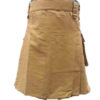 fashion-sport-utility-kilt-khaki-with-black-leather-straps-front