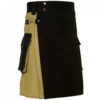 hybrid-kilt-khaki-and-black-left