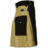 hybrid-kilt-khaki-and-black-left-side