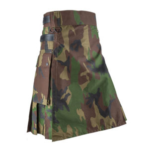 Woodland-Camouflage-Utility-Kilt-