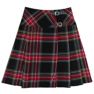 Black-Stewart-Tartan-Kilt-for-Women