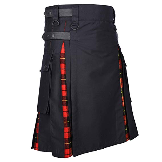 Hybrid Black & Wallace Utility Kilt