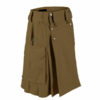 Dark Brown Tactical Men’s Combat Cargo Uniform Battle Utility Kilt1