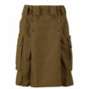 Dark Brown Tactical Men’s Combat Cargo Uniform Battle Utility Kilt