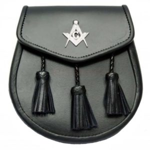 Masonic Leather Sporran