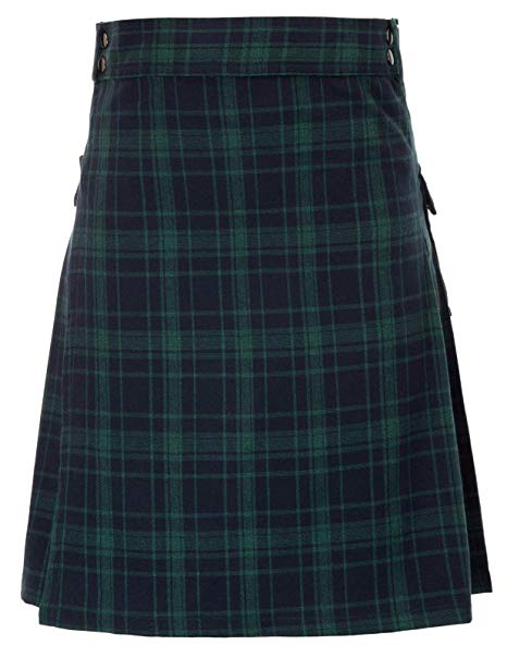 Mens tranditional Highland Scotish Kilt tartan utility kilt1