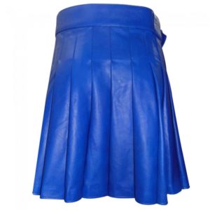 Blue Leather kilt