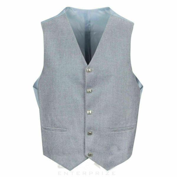 Grey Pipe Band Scottish Argyle kilt Jacket & WaistcoatVest2