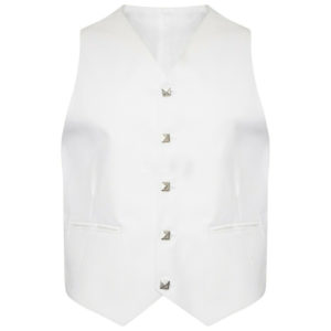 White Scottish Argyle kilt Jacket & Waistcoat1