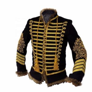 Napoleonic Hussars Uniform Military Style Tunic Pelisse Jimi Hendrix Jacket