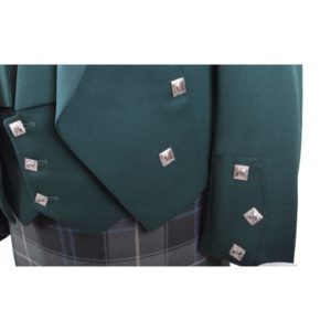 Bottle Green Prince Charlie Jacket & Waistcoat