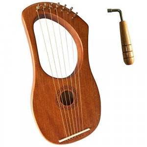 Lyre Harp Orchestral Strings Instrument with Tuning Wrench