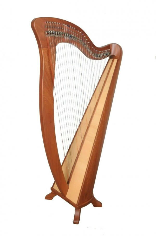 34 String McHugh harp By Muzikkon, Irish Lever harp, Celtic Irish Harp