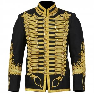 New Napoleonic Hussar Uniform Miltary Style Tunic Pelisse Jimmi Hendrix