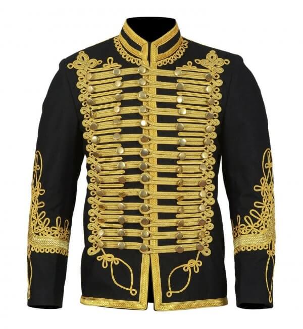 New Napoleonic Hussar Uniform Miltary Style Tunic Pelisse Jimmi Hendrix