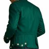 Prince Charlie Green Kilt Jacket Scottish Highland Custom Doublet Piper Jackets