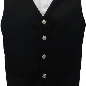 Men’s Black Kilts Argyll Jacket and Vest