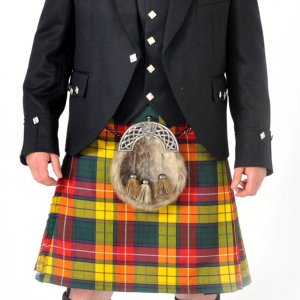 Scottish 8 Yard Buchanan Tartan Kilt Outfit