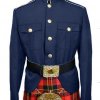 Class A Honor Guard Kilt Jacket (Navy/Gold)