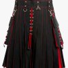 2020 Buy New Kiltish Black & Red Scottish Stunning utility kilt expedited shipping