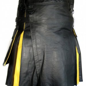 Hybrid Leather Kilt for Men