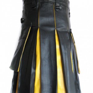 Hybrid Leather Kilt for Men