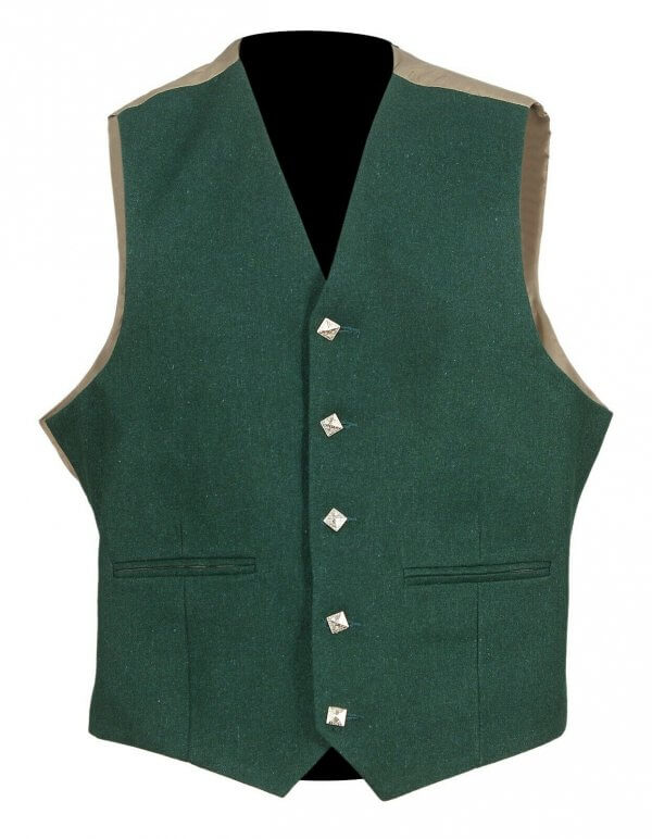 Green Argyle Kilt Traditional Jacket and Waistcoat