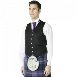 Scottish Barathea Wool Prince Charlie Kilt Jacket