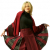 New Kilt Kiltish ladies maroon utility Scottish kilt