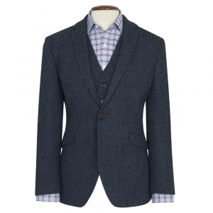 New 100 % Wool Premium Mens Tweed Jacket With Waistcoat/Vest