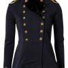 New Blue Ladies Officer's Jacket Wool Coat Braid Jacket