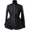 Ladies Black Hussar Military jacket,Ladies Fashion Military Coat