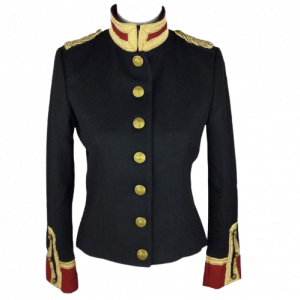 Women Wool Military hussar Jacket Army Officer Band Coat Trench Jacket