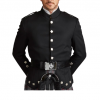 Black Kenmore Doublet Evening Jacket Custom Made