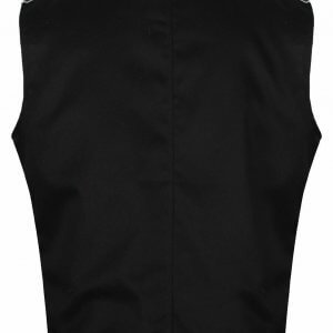 Black/Silver Men’s Military Hussar Drummer Vest Waistcoat