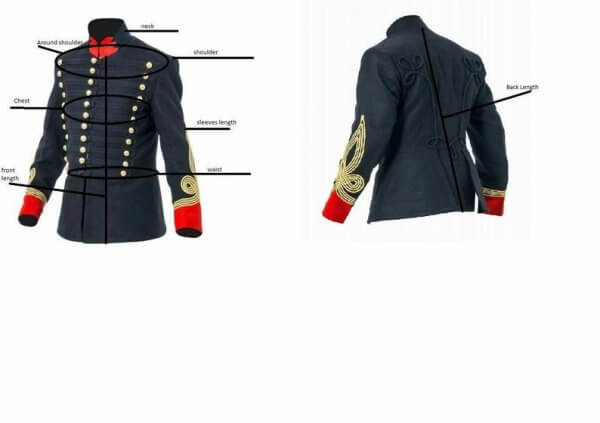 British Hussars Tunic Modern Day British Napoleonic War Uniforms Civil War Wool