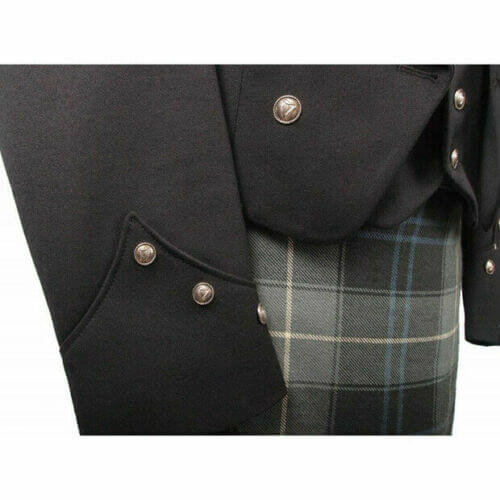 Irish Brian Boru Kilt Jacket & Waistcoat Custom Made Prince Charlie Kilt Jacket