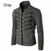 Gray Piper Drummer Military Marching Halloween Jacket